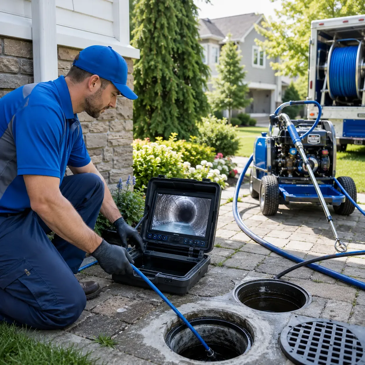 Outdoor drain cleaning professionals serving Iron Belt, WI